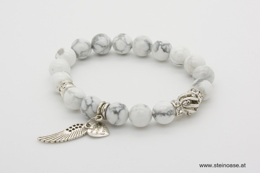 Armband Magnesit "Flügel"